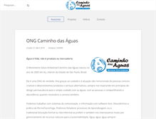 Tablet Screenshot of caminhodasaguas.org.br